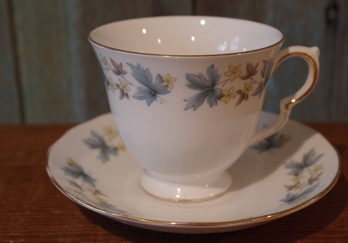 Tea Cup & Saucers Vintage Royal Kent Tea Cup Saucer Made in Etsy