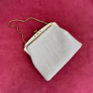 Bolso de mano vintage Oroton Glomesh ~ Bolso de mano de malla con rosas Oroton ~ Fabricado en Alemania ~ Bolso de mano alemán Oroton ~ Bolso vintage