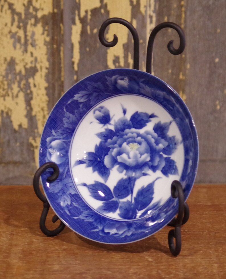 Blue and White Dish Vintage Porcelain Blue & White Dish | Etsy