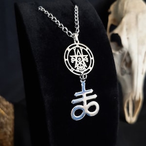 Astaroth Pendant, Leviathan Pendant, Astaroth Necklace, Witch Necklace, Sigil of Astaroth, Demonic Sigil, Gothic Necklace, Dark Witch