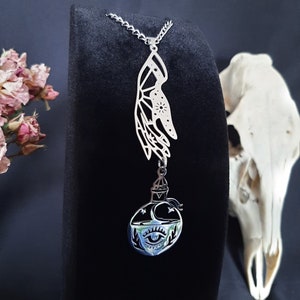 Potion Bottle pendant, Witch Bottle pendant, Witch necklace, gothic pendant, Wiccan pendant, Spell Bottle, Witch Jewelry, Magic, Witchcraft