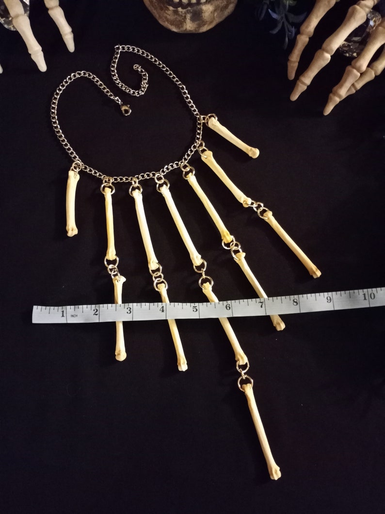 Coyote Bone Necklace Gothic Necklace Bone Jewelry Bone Etsy