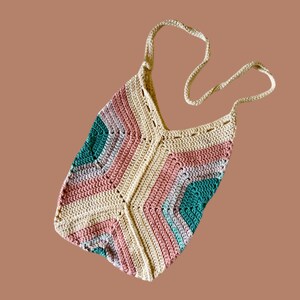 Crocheted Bag / Handmade Bohemian Purse