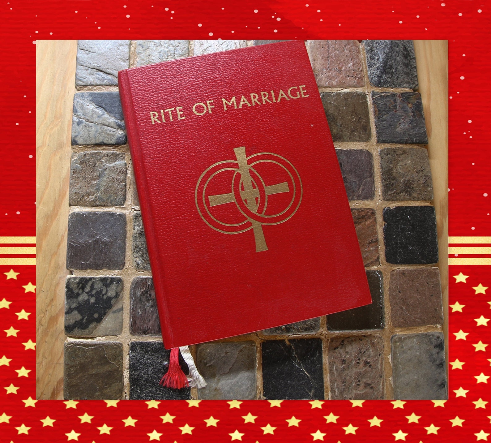 Catholic Rite of Marriage Book Priest Copy 1970 Religious Etsy