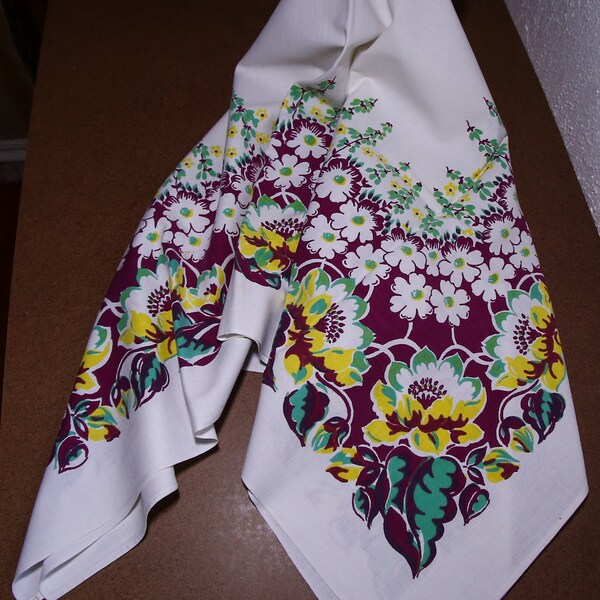 Purple Tablecloth Etsy