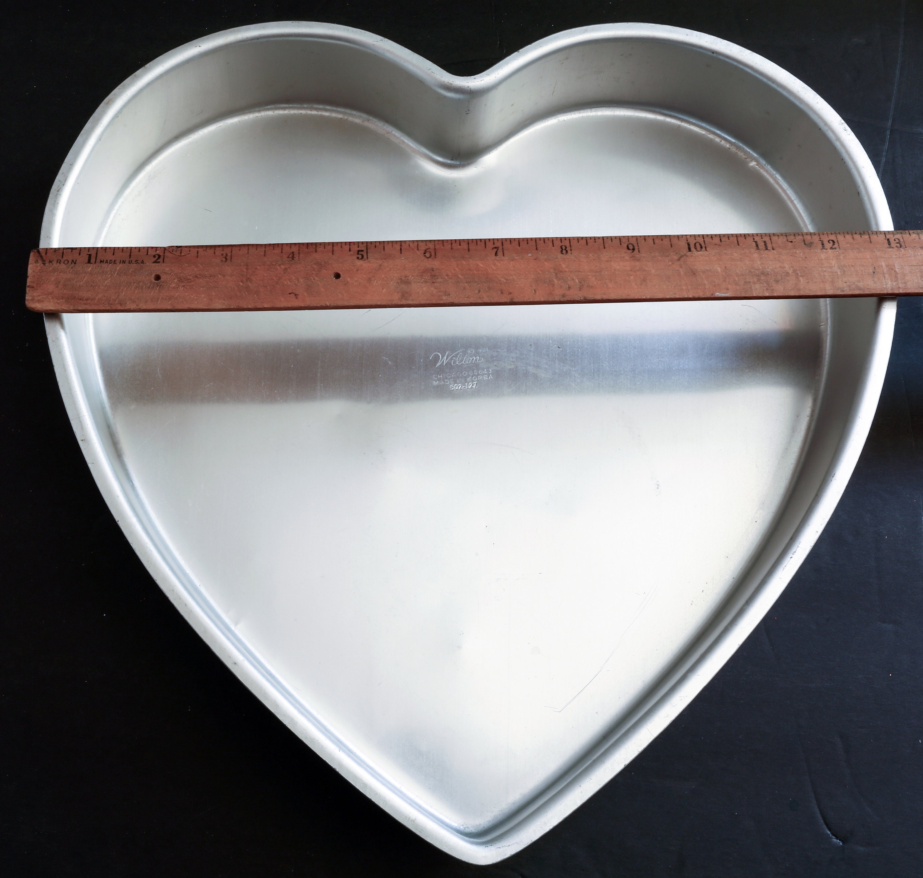 4 Tier Heart Wilton 15 Pans Wedding Cake Valentine No. 502150 Vintage