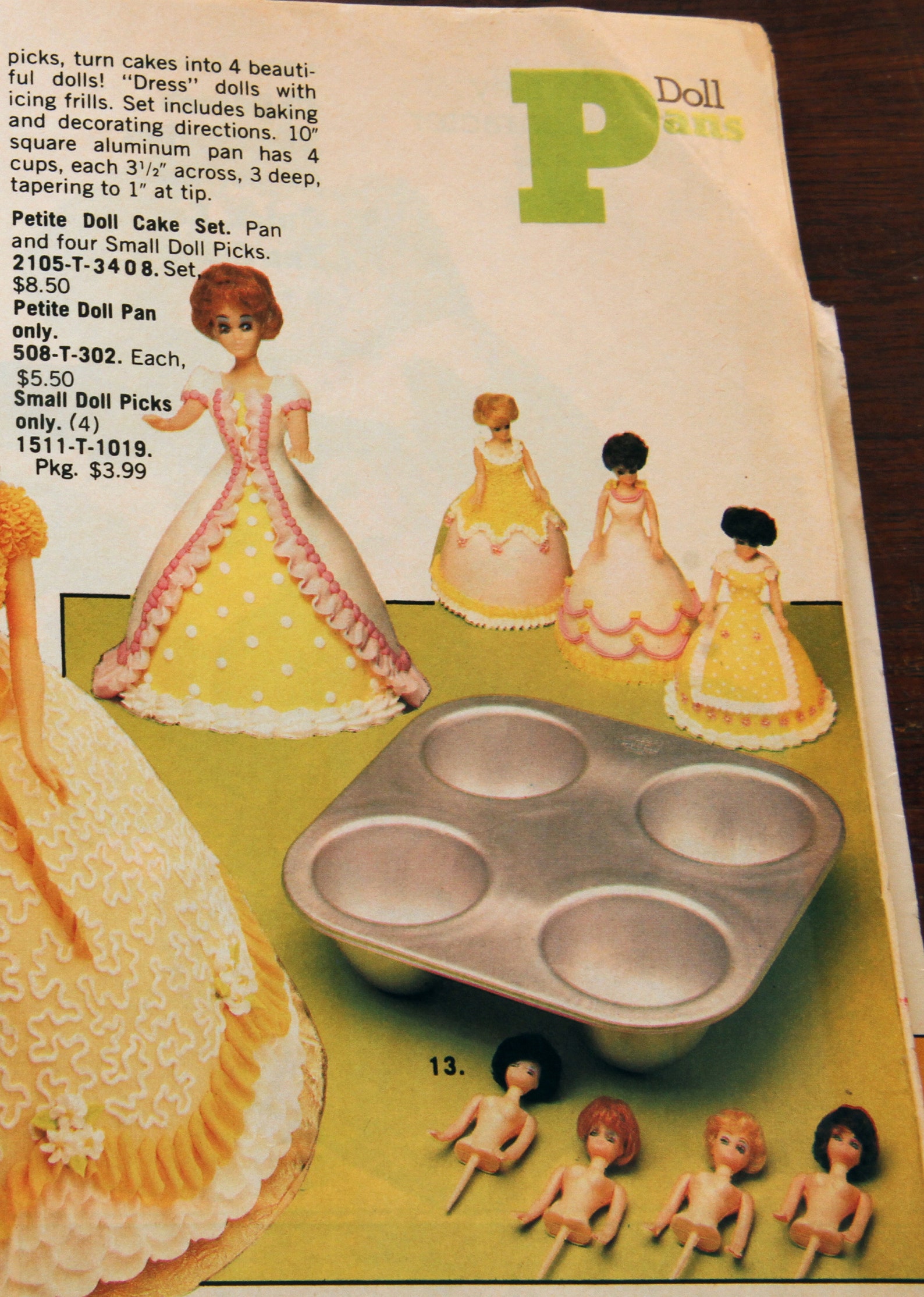 doll cake pan set