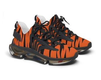 Women&#39;s Cincinnati Bengals Design Mesh Sneakers (Black Sole)