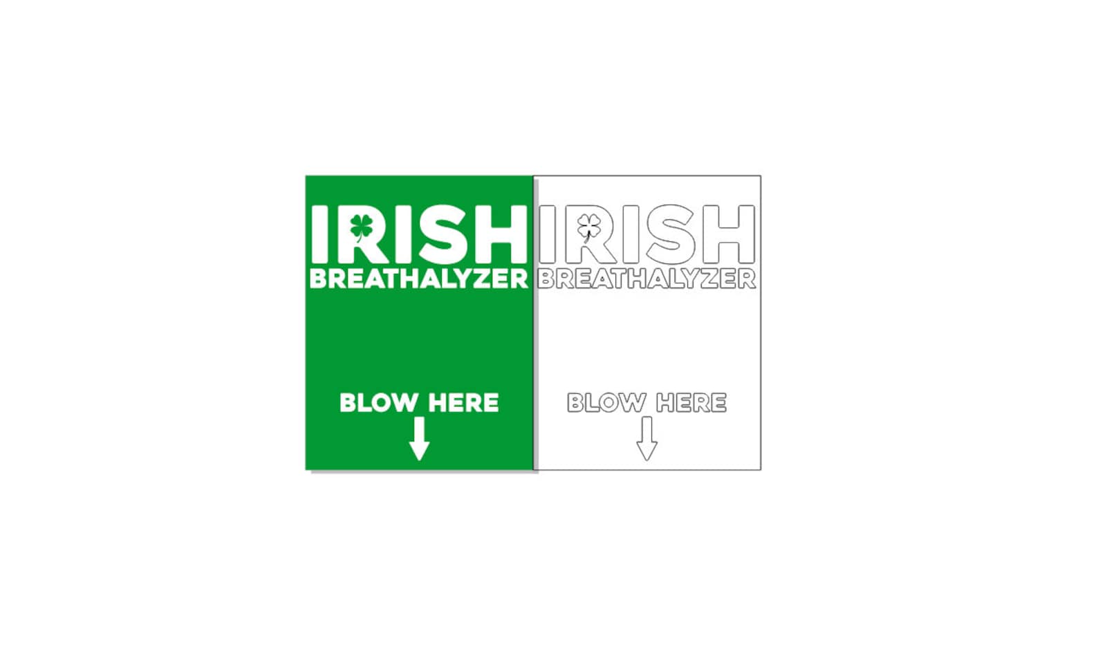 Irish Breathalyzer SVG DXF PNG and Eps Saint Patrick's Etsy UK