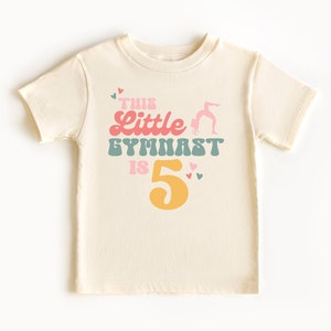 Gymnastics Birthday Shirt, 5th Birthday Shirt, Gymnast Birthday Shirt, Gymnastics Birthday, 5th Birthday, Gymnastics Gift, Gymnast Birthday