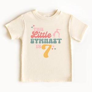 Gymnastics Birthday Shirt, 7th Birthday Shirt, Gymnastics Birthday, 7th Birthday, Gymnastics Gift, Gymnastics Birthday Party, Gymnast Party