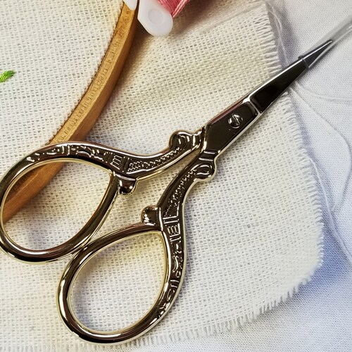 Embroidery Scissors Bronze Butterfly Scissors for Etsy