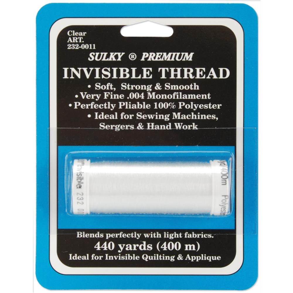 Invisible Thread for Sewing, 150 Yard on Spool, Dritz Invisible Thread, 