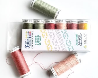 Sulky Sampler 12wt Baumwolle - Stickgarn Sortiment 274