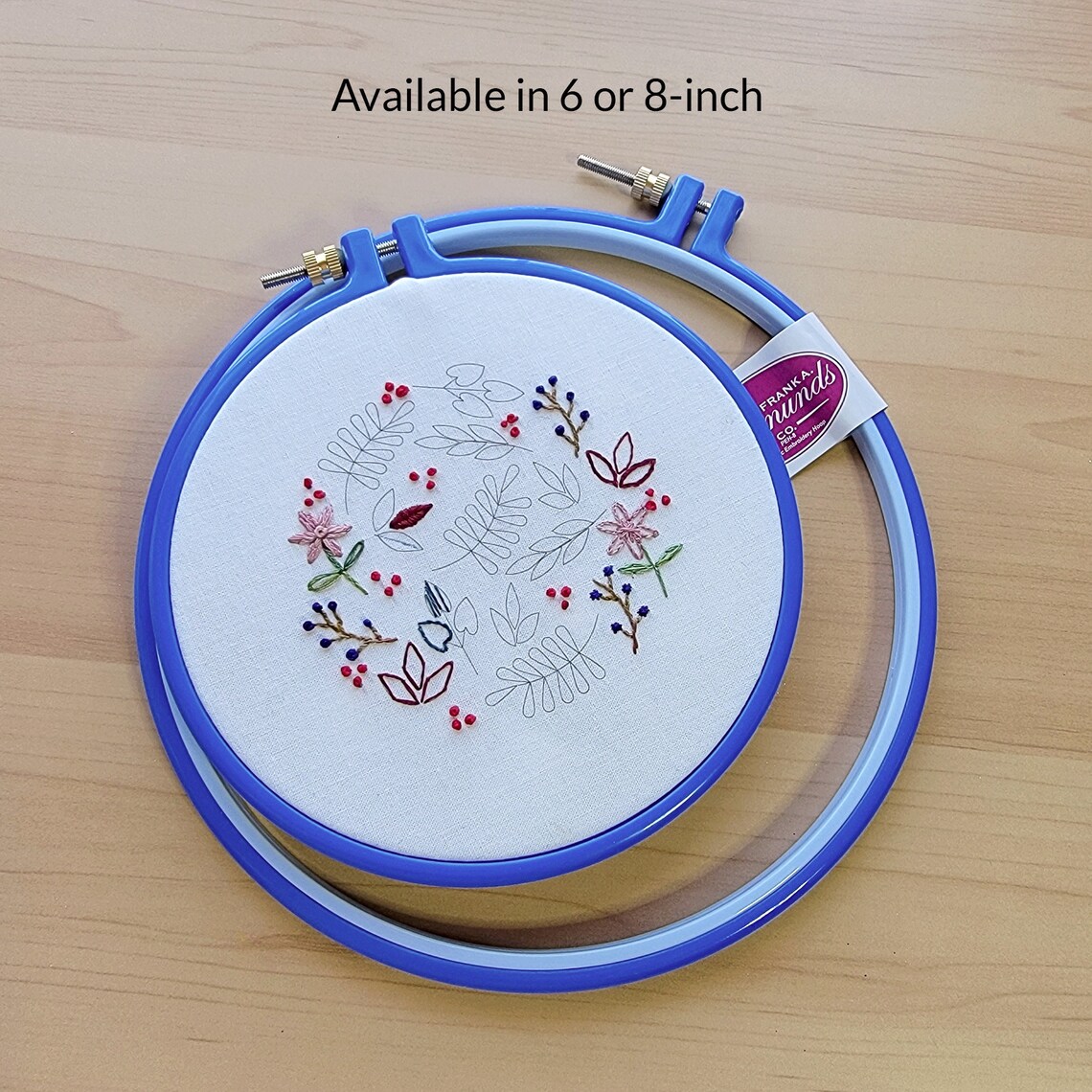 6inch Plastic Embroidery Hoop With Raised Inner Ring for Etsy