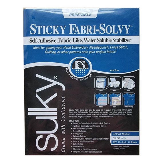 Sulky Sticky Fabric Solvy Stabilizer -  Norway