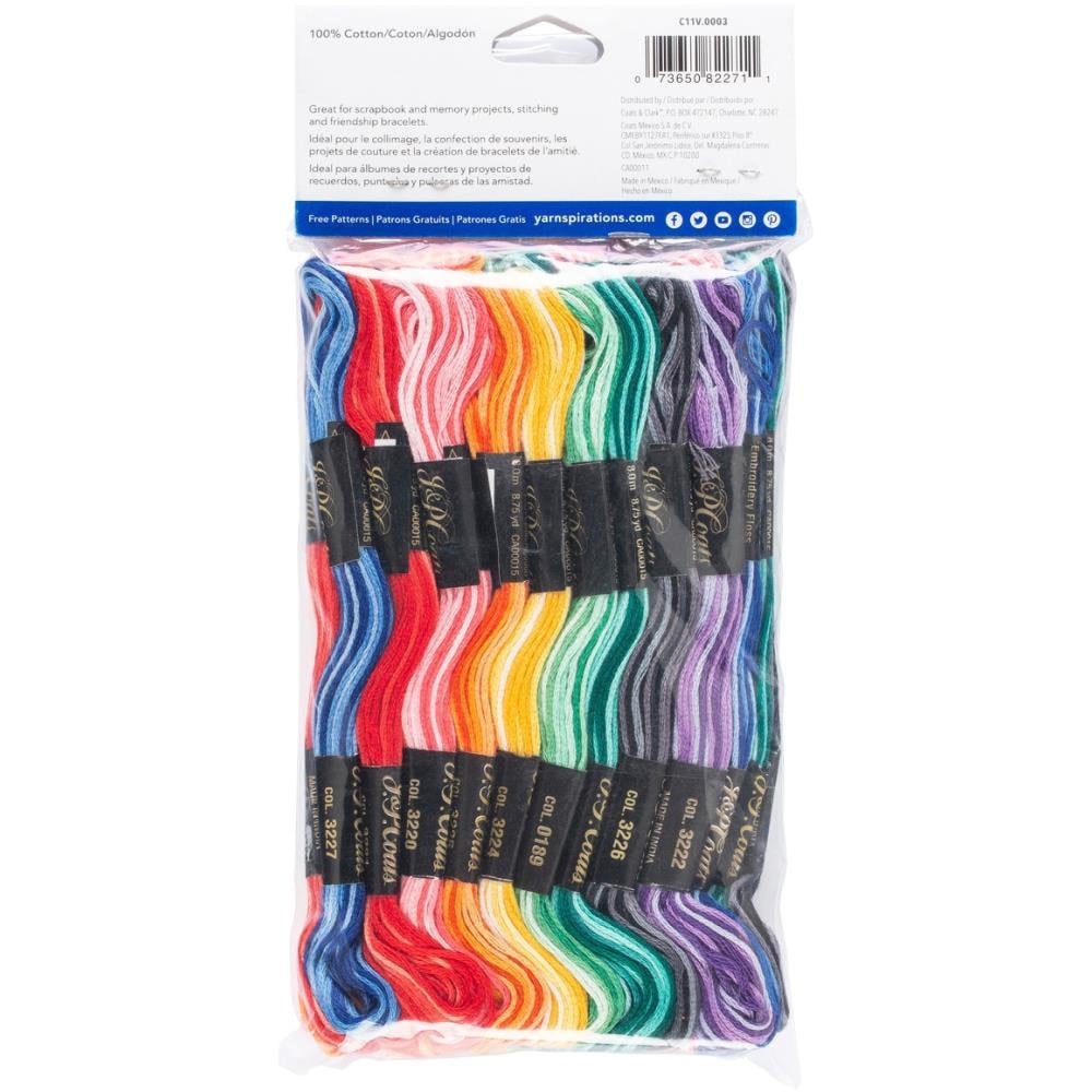 Variegated Coats & Clark 6strand Embroidery Floss Value Pack Etsy