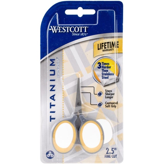 Westcott Soft Grip Titanium Bonded Scissors - Each