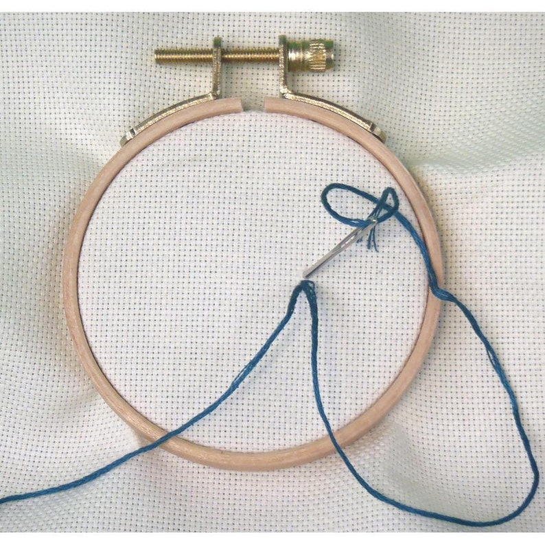 3-Inch Frank Edmunds Polished Beech Wood Embroidery Hoop