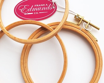 5 Inch Frank Edmunds Beech Wood Embroidery Hoop