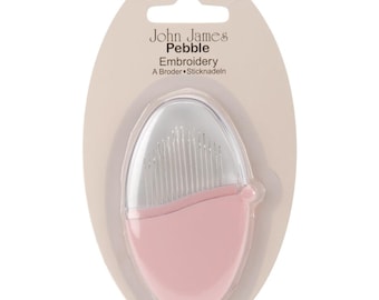 Sizes 5 - 10 Hand Embroidery Needles - Pebble by John James Needles
