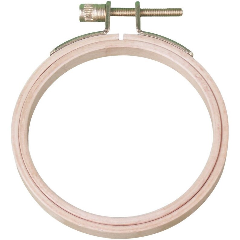 3-Inch Frank Edmunds Polished Beech Wood Embroidery Hoop