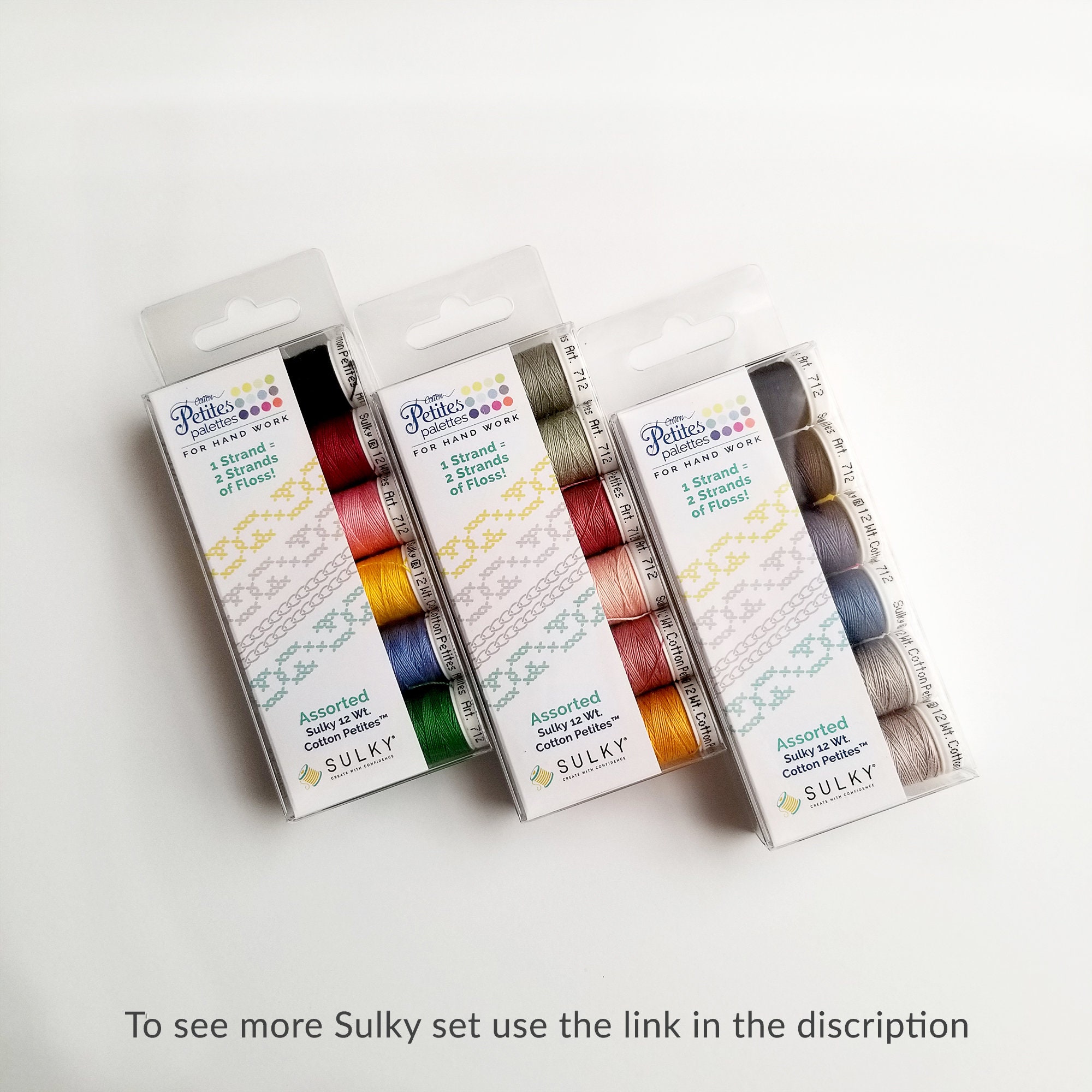 Sulky Cotton Petites Sulky Cotone Sampler 12wt Cotton Petites-Autumn, Assortimento Autunnale, 274 Unità Sulky 12 Wt Variegated Thread