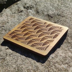 Wooden Trivet with custom message | House warming gift | Handcrafted in USA