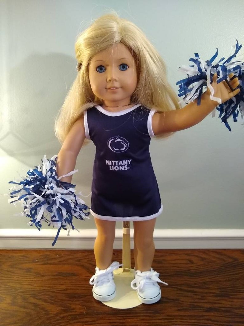 Penn State Cheerleading outfit for American Girl Size Doll. Etsy