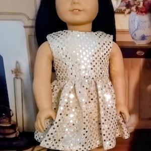 gold american girl doll dress This item is unavailable Week13
