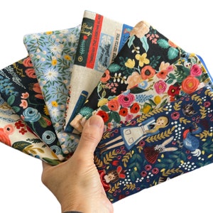 Custodia per occhiali in tessuto Rifle Paper Co, custodia, tasca con cerniera, custodia morbida per occhiali, custodia imbottita per occhiali