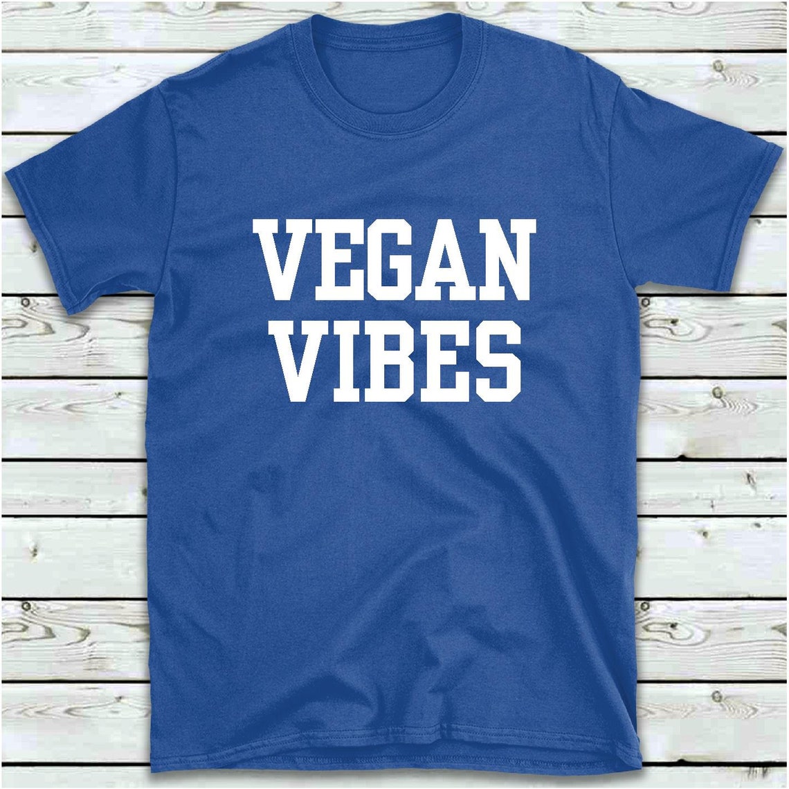 Vegan Vibes TShirt Women's Men's Vegan Tee Shirt Etsy