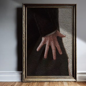 Stolz und Vorurteil Darcy Hand Flex / Light Academia Wandkunst / Herunterladbarer Kunstdruck / Cottagecore