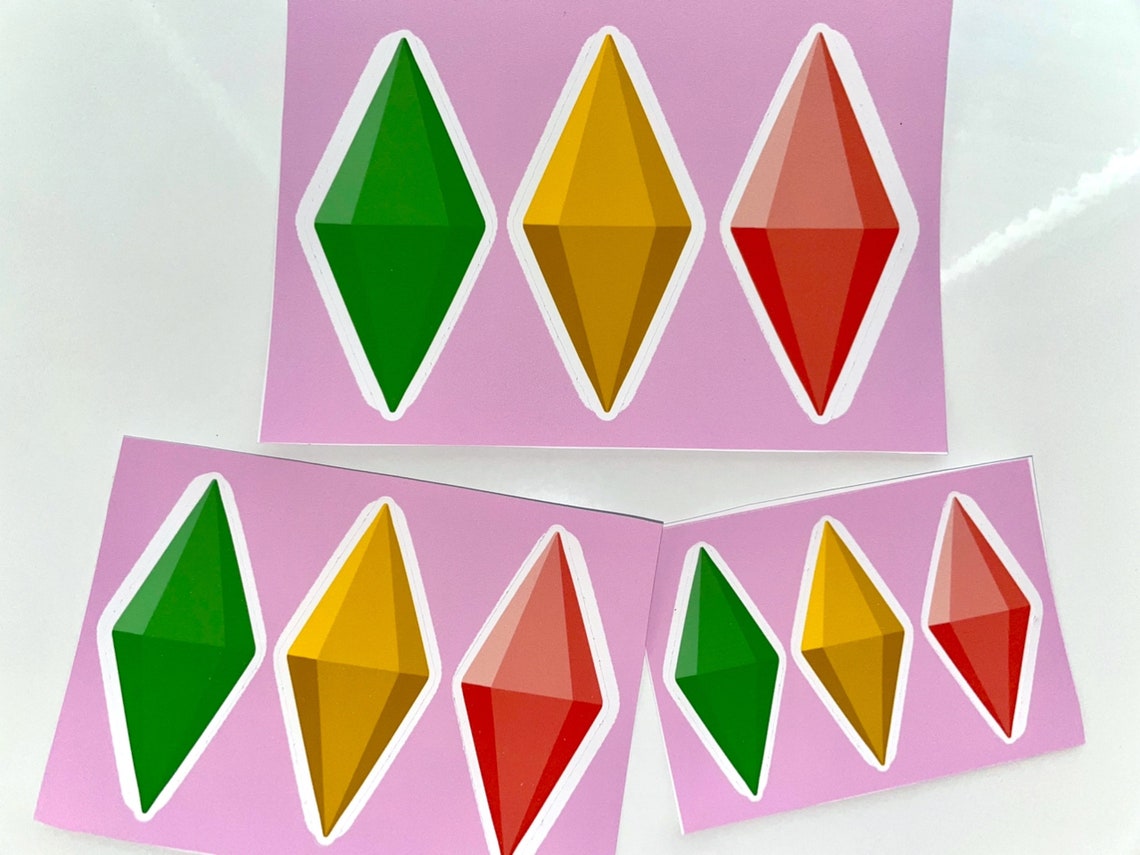 Sims Plumbob Sheet Etsy