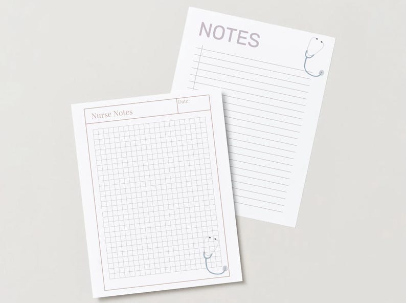 Nurses Week Note Templates Printable Nurse Notes, Editable Template (digital Download, PDF, Canva ...
