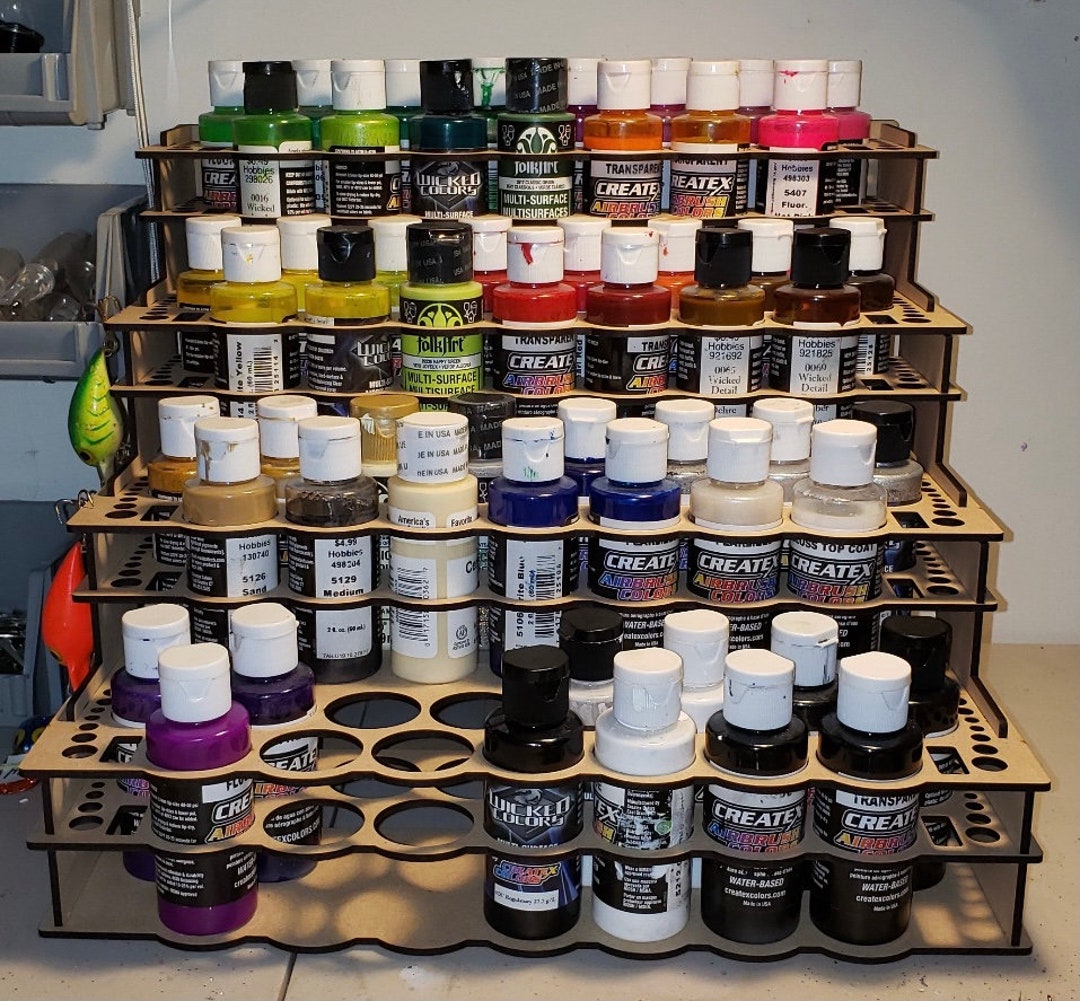 Stacking 60ml Paint Rack by TheCraftyLycan