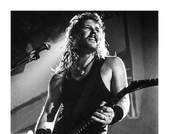 3 5x7 Matted Metallic Prints of Metallica Tour in 1990s