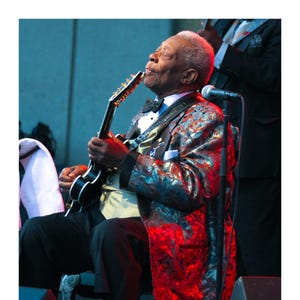 2013 B.B. King High Quality Fine Art Archival Photo Paper Picture Print Home Wall Decor Sizes 8x10 to 30x40