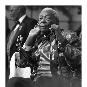2013 B.B. King High Quality Fine Art Archival Photo Paper Picture Print Home Wall Decor Sizes 8x10 to 30x40