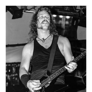 1991 James Hetfield Metallica High Quality Fine Art Archival Photo Paper Print Sizes 8x10 to 30x40