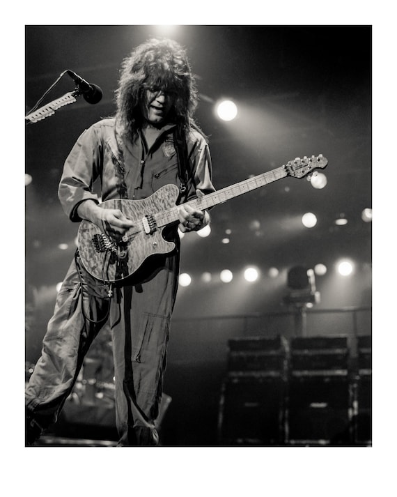 1992 Eddie Van Halen High Quality Fine Art Archival Photo Paper