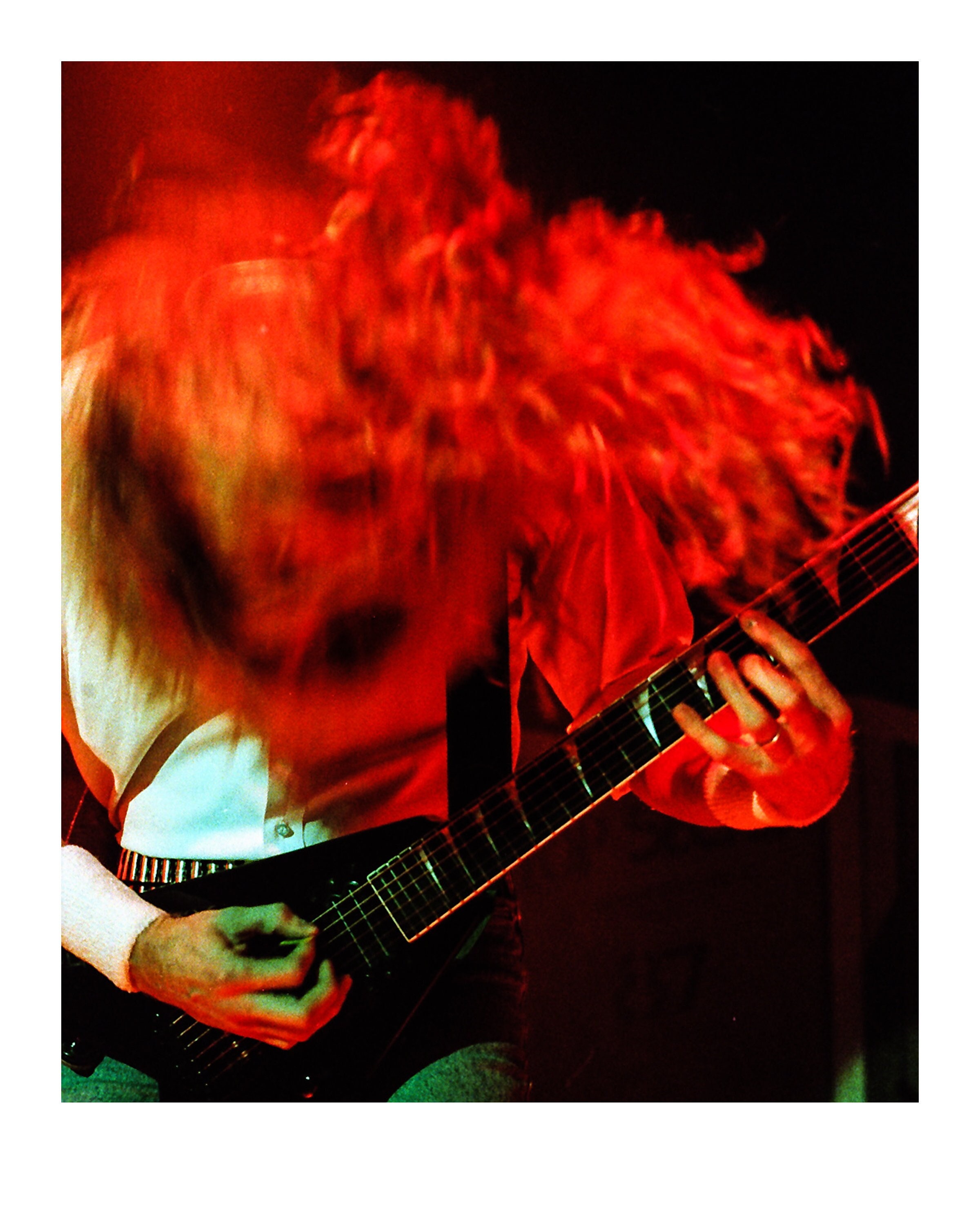 1990 Dave Mustaine Megadeth High Quality Fine Art Archival Photo