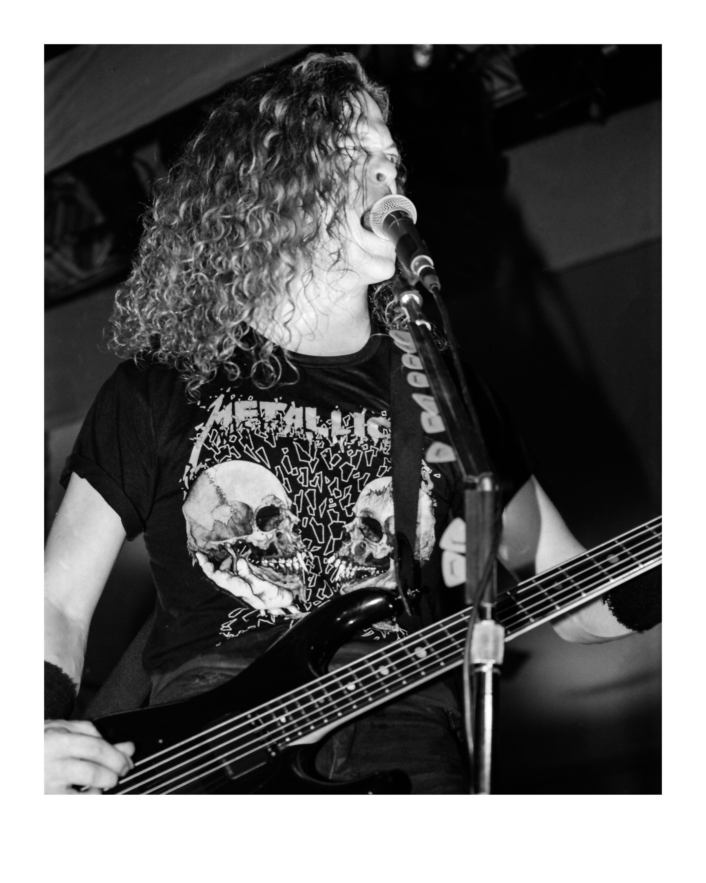 1991 Jason Newsted Metallica High Quality Fine Art Archival Photo