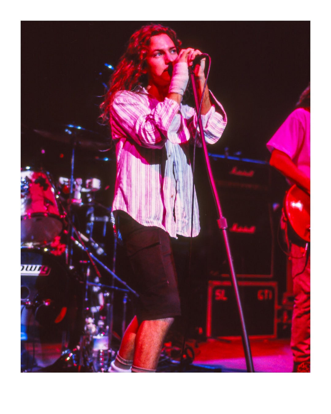 1991 Eddie Vedder Pearl Jam High Quality Fine Art Archival Photo Paper