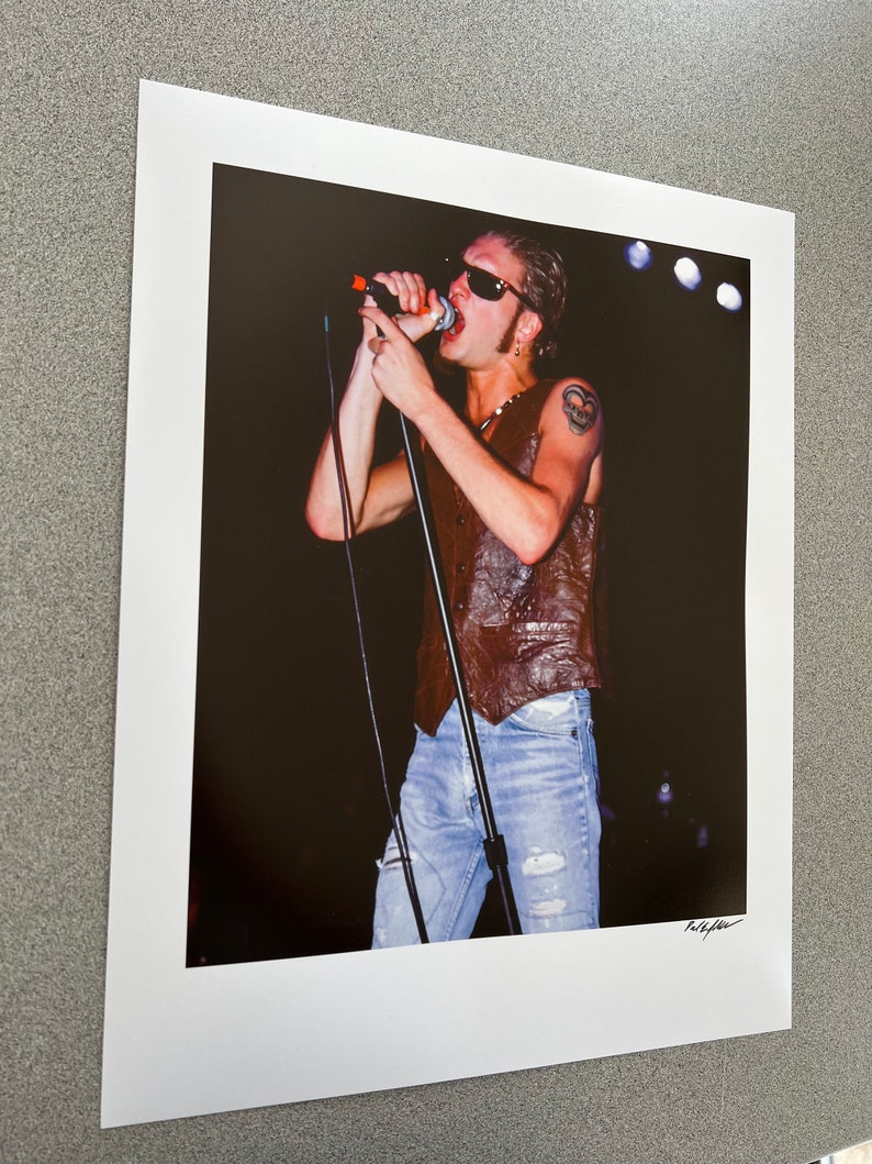 1991 Layne Staley Alice in Chains High Quality Fine Art Archival Photo Paper Picture Print Sizes 8x10 to 30x40 image 3