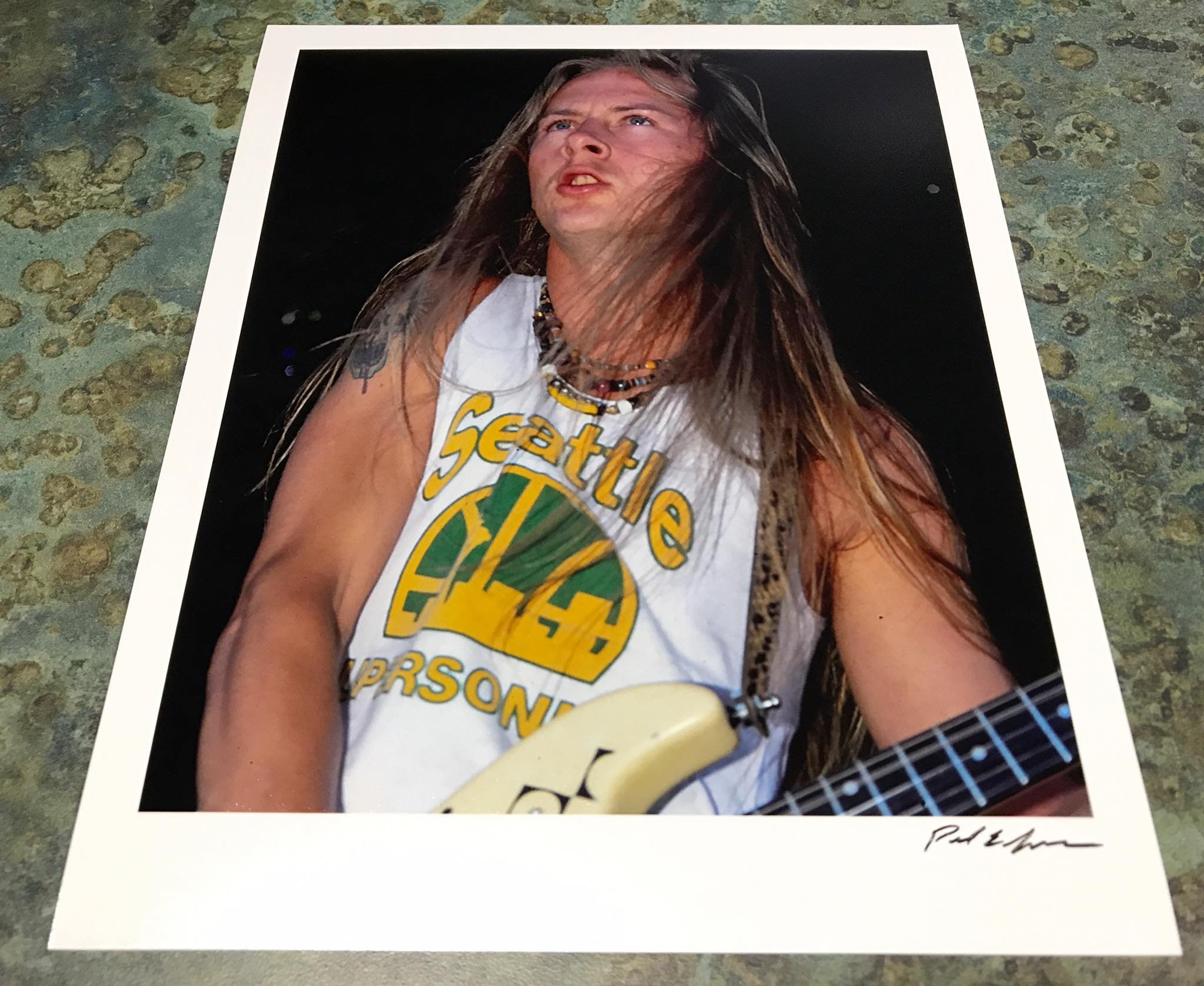 1991 Jason Newsted Metallica High Quality Fine Art Archival Photo