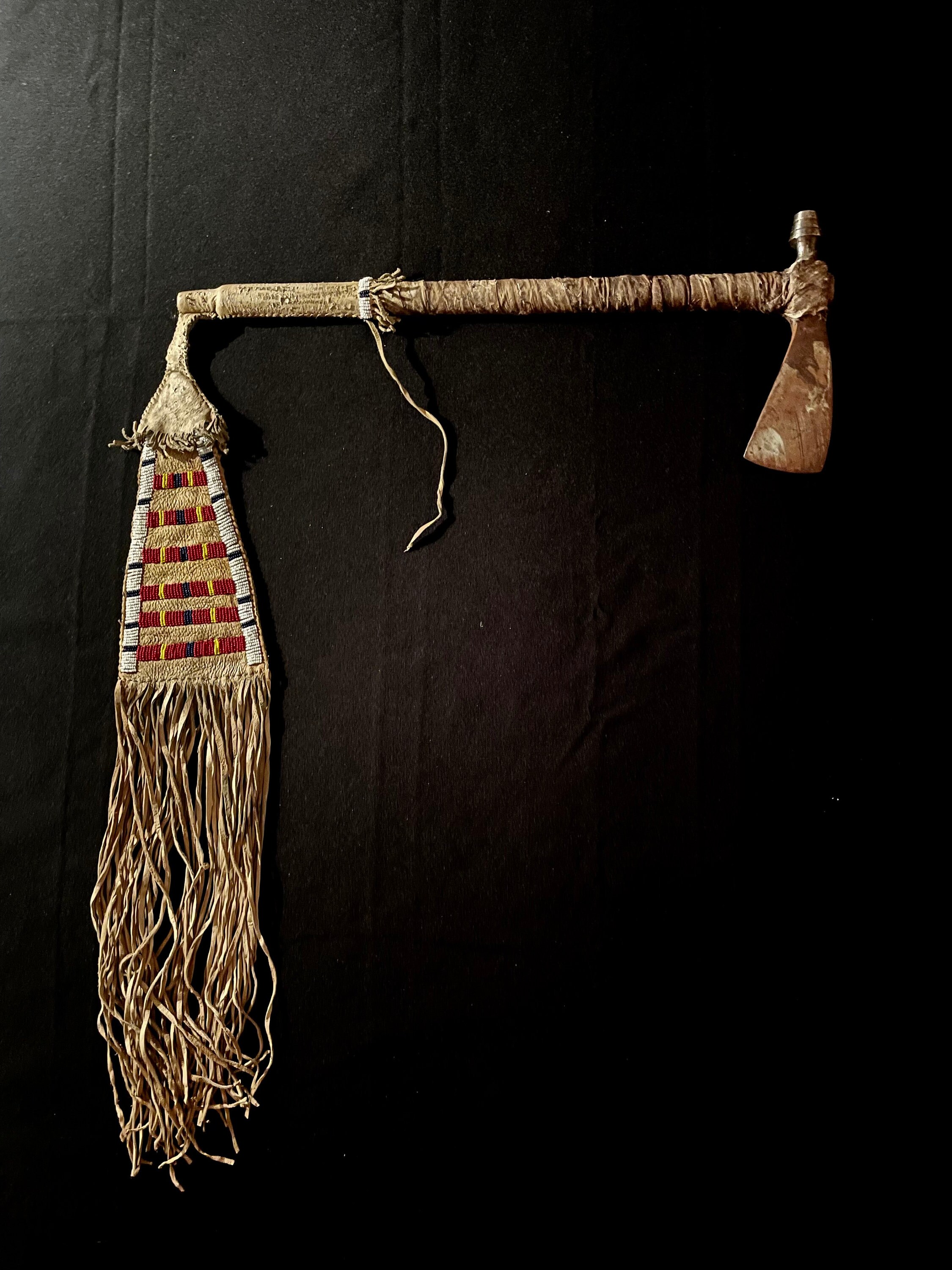 Lakota Style Tomahawk With Beaded Hide Drop. C. 1865 Etsy