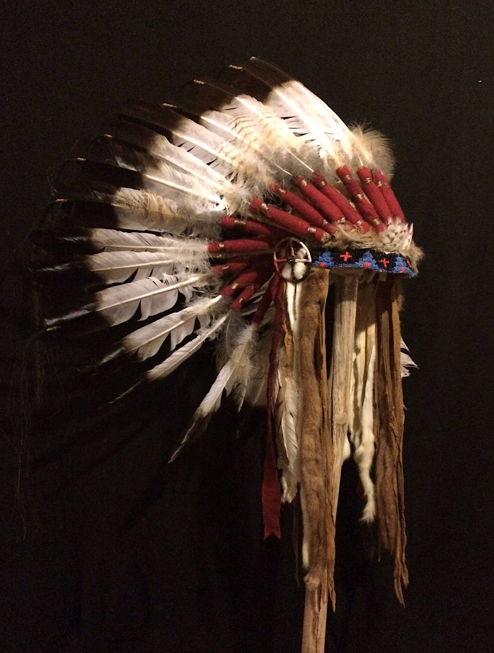 War Sioux Style Finest in Tribal Display Etsy