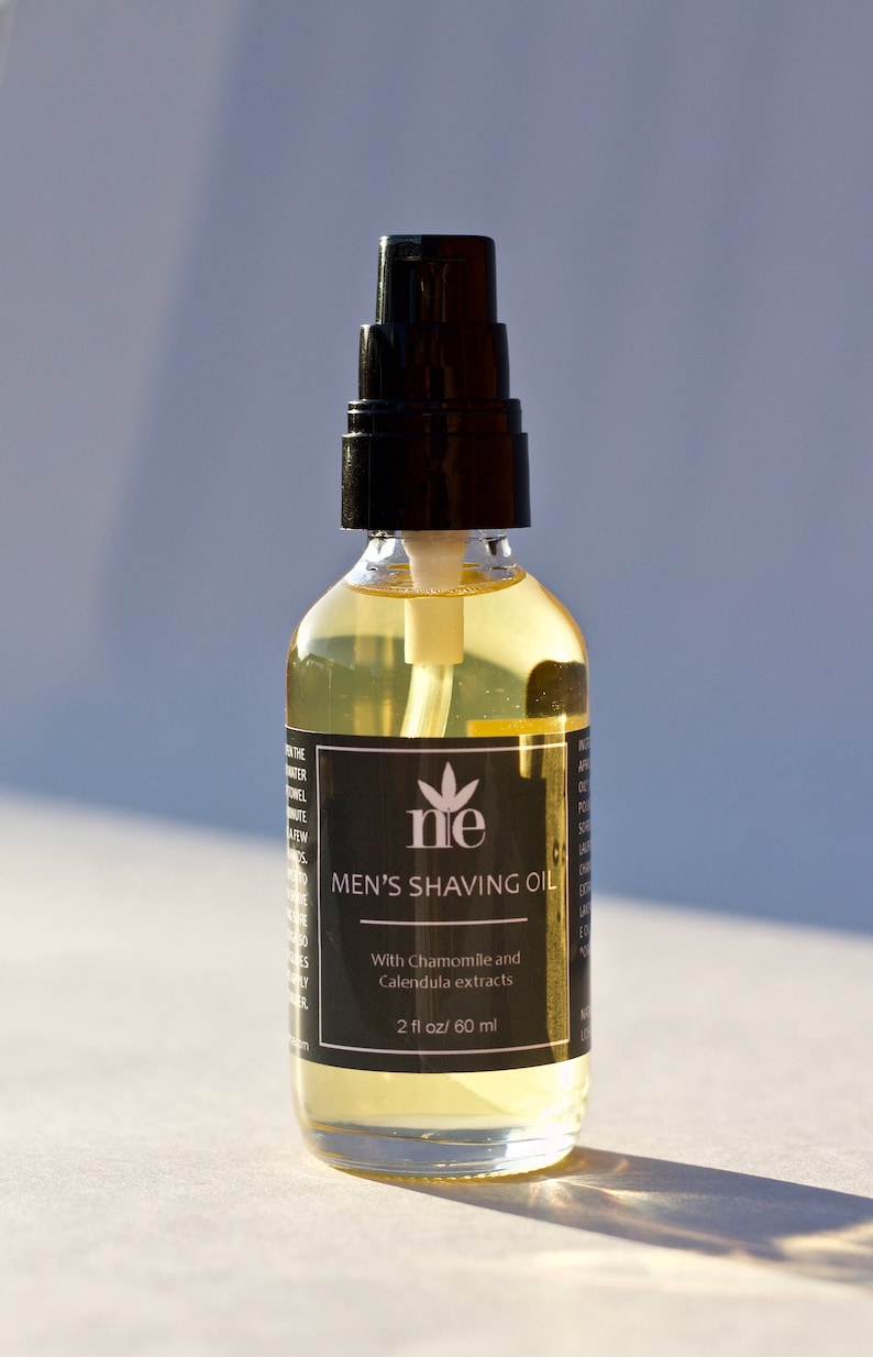 Men's Shaving Oil for Sensitive Skin Men's Pre Shave Etsy