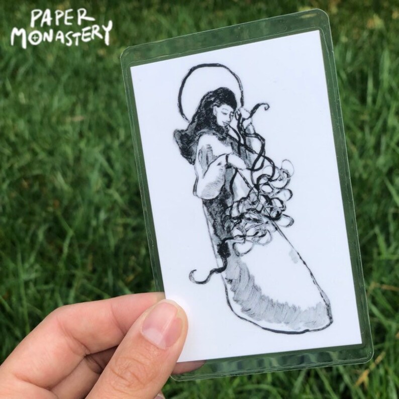 Mary Undoer of Knots Prayer Card mary Untier of Knots Holy image 0